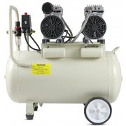 Hyundai HY27550 11CFM, 1500w 2HP, 50 Litre Oil Free Low Noise Electric Air Compressor